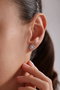 Heliophilia Silver Pendientes de Plata de Ley 925 con Circón
